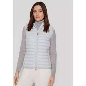 Save‎ The Duck Women's Ultra Light Dove Gray Vest Size Large